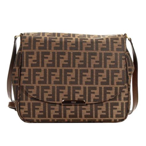 fendi big brown bag|Fendi shoulder bag brown.